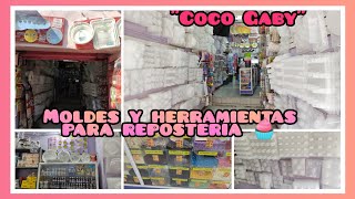 Los Moldes más económico de CDMX Materias primas y herramientas para repostería 🧁CocoGaby [upl. by Ecirtnahc]