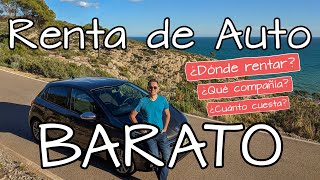 Dónde rentar un auto 🚗 Cuál arrendadora de autos contratar 🤑 Cómo rentar un carro barato [upl. by Aimehs]