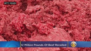 More US Beef Recalled Because Of Salmonella Fears [upl. by Bertila]