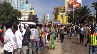 Fans at Addis Ababa Stadium [upl. by Ynatsed287]