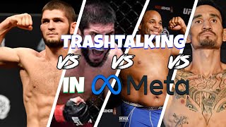 KHABIB amp DC Trash Talking In MetaVerse ft Max Holloway Islam Makachev [upl. by Meelak]