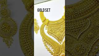 Gold set shortvideo jewellery support gold youtubeshorts [upl. by Ailbert]