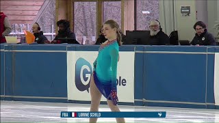 Lorine Schild – 20232024 French Figure Skating Championships SP [upl. by Sherill]