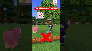 1212 Minecraft Tree Farm minecraft shorts [upl. by Eolanda]