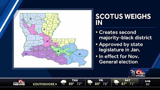 SCOTUS orders Louisiana to have two majority black districts in congressional map [upl. by Helfand9]