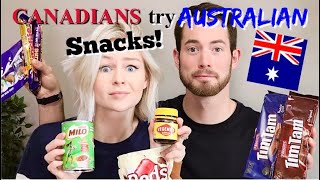 Canadians try Australian Snacks [upl. by Omor]