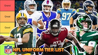 Uniform Designers NFL Jersey Tier List [upl. by Wonacott]