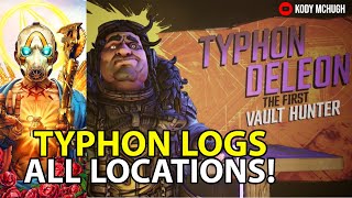 WHERE TO FIND ALL TYPHON LOGS  DEAD DROP CHESTS  Borderlands 3 Crew Challenges [upl. by Ainad]