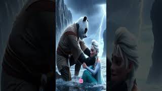 Princess elsa was abandoned shorts youtube frozen elsa lovestory elsafrozen cats [upl. by Ebehp788]