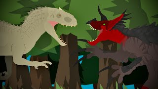 Indominus Rex vs Ultimasaurus  THE FINAL BATTLE [upl. by Sylvanus]