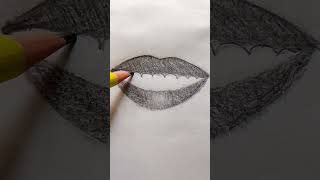 How to draw a mouth 👄 drawing artist tutorial [upl. by Hedvah]