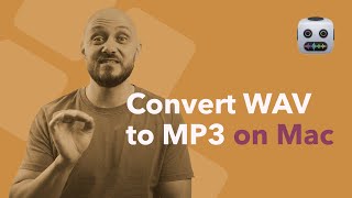 Convert WAV to MP3 on Mac [upl. by Kcirredal]