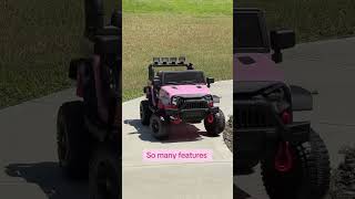 Pink Jeep How Did She React When We Bought Her A Pink Car [upl. by Annatnom]