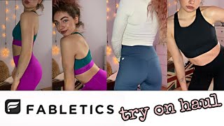 FABLETICS try on haul  ad [upl. by Aspia989]