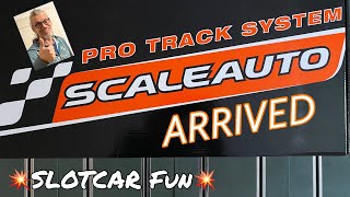 my New Slot Car Track from Scaleauto Pro Track System is arrived [upl. by Oletha320]