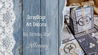 ScrapBoys Art Decoria  Birthday Exploding box scrapbooking scrapboys explodingbox photoalbum [upl. by Aihsatan]