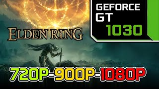 Elden Ring  GT 1030  i3 7100 Performance Test  720p 900p 1080p Benchmark [upl. by Den]