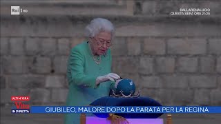 Giubileo a St Pauls il rito senza la Regina  La vita in diretta 03062022 [upl. by Dolloff]