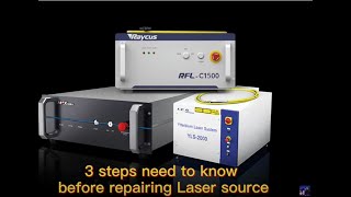 How to repair fiber laser source  3 steps to know  Raycus MAX IPG [upl. by Ambrogino]