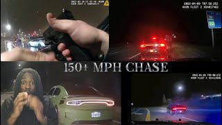 Srt Hellcat Runs from Georgia Police 150 MPH High Speed Chase [upl. by Atteinotna]