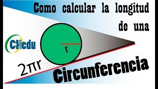 Como calcular la longitud de una circunferencia [upl. by Joachim481]