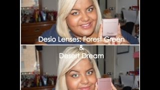 Desio Lens Review Forest Green and Desert Dream [upl. by Ahsiekat]