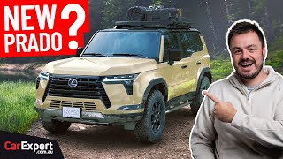 Allnew Toyota LandCruiser Prado first look 2024 Lexus GX revealed [upl. by Laval]