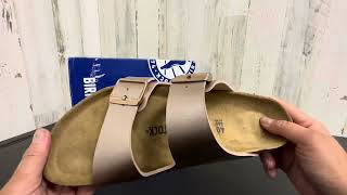 Birkenstock Mens Amalfi Leather Soft Footbed Arizona Sandals Review [upl. by Kathy249]