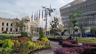 Así luce el CENTRO HISTORICO de SAN SALVADOR  Binaes PalacioNacional elsalvador [upl. by Ahsimik]