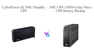 CyberPower SL700U vs APC 1500VA UPS 🆚  Comparison amp Review [upl. by Mamie633]