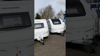 Small caravans at Granthams dealer caravans smallcaravans weinsberg knaus caravanning [upl. by Lallage]