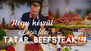 Tatár beefsteak Lázár Chef módon [upl. by Pasahow]