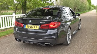 420HP BMW 540i Stage 2  Burnout Pops amp Bangs Accelerations [upl. by Eellah367]