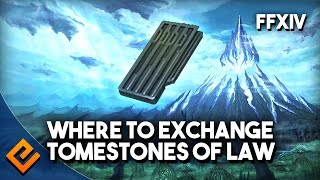 FFXIV Heavensward  Where To Exchange Tomestones of Law [upl. by Airad204]