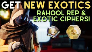 How to Get the NEW Exotics in Final Shape  Rahool Reputation amp Exotic Ciphers Info [upl. by Jo-Ann540]