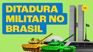 Ditadura Militar no Brasil  Toda Matéria [upl. by Sirronal]