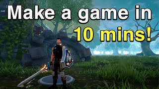 How to Make a Game in 10 Minutes and then publish it [upl. by Battiste]