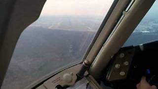 ELAL 767 Landing in FRA cockpit view [upl. by Andromada]