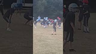 Getting more comfortable at D Tackle football footballseason youthfootball [upl. by Rehpotsirhc]