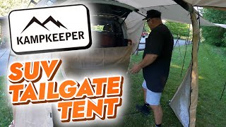 Tailgate SUV Tent Newest version link in description [upl. by Eniladam]