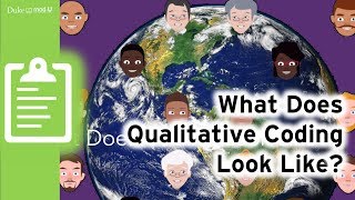 What Does Coding Looks Like Qualitative Research Methods [upl. by Erdnua304]