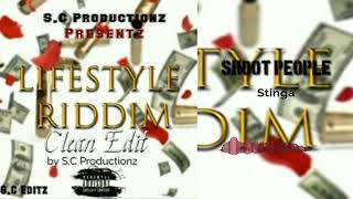 Stinga Shoot People  Lifestyle Riddim Clean [upl. by Ennairrac462]