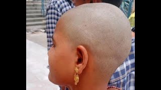 Indian women headshave 2024indian women headshave 2024 latest newsbarbershop baldbeautybald [upl. by Tonl]