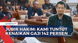 Hakim Tuntut Kenaikan Gaji 142 Persen Lewat Telepon di DPR Prabowo Setuju [upl. by Ellerol]