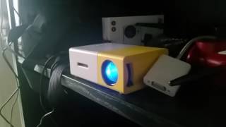 DeepLee YG300 mini LED projector [upl. by Nicole795]