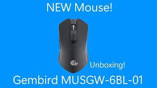 NEW mouse Gembird MUSGW6BL01 unboxing [upl. by Htebazle]