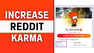 How to Increase Karma on Reddit in 2023 WORKING HACK [upl. by Trabue]