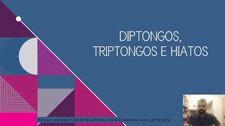 Diptongos Triptongos e Hiatos [upl. by Rawlinson]