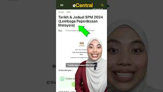 Jadual SPM 2024 Bila Tarikh Penting Parents Kena Tahu spm2024 [upl. by Caresse]