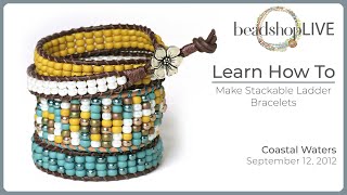 How to Make Stackable Ladder Bracelets [upl. by Devad746]